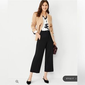 Ann Taylor Kate wide leg crop pant
